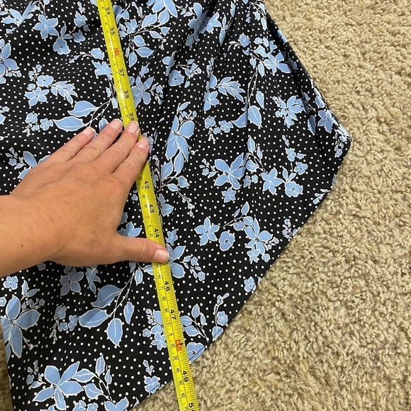 Veronica Beard Women’s Chana Polka Dot Floral Dress Black Size 2 Silk Blend - Picture 8 of 9